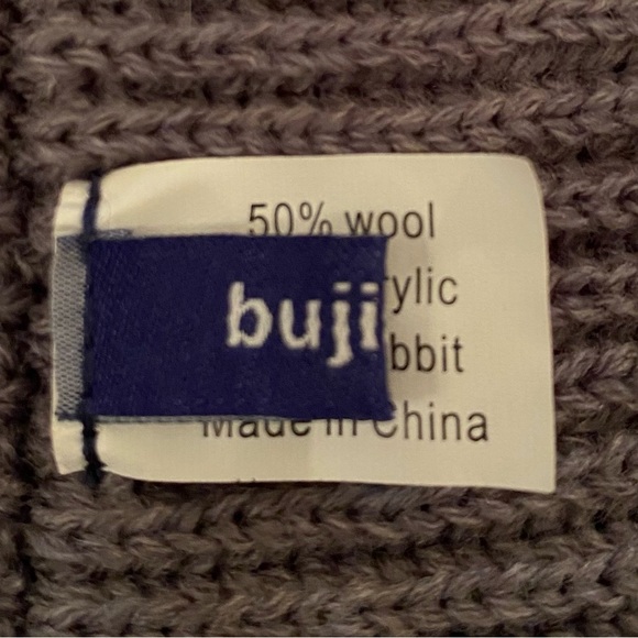 Buji Baja Rabbit Fur Cowl Neck Warmer - Picture 5 of 6